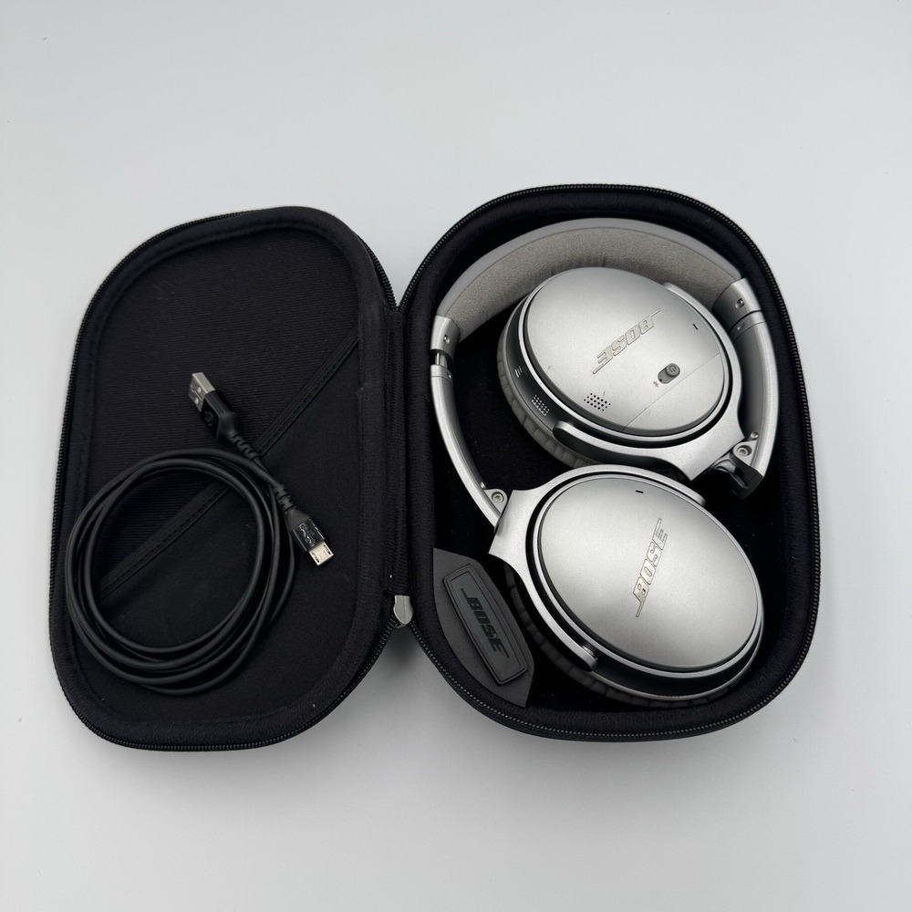 Bose QuietComfort 35 II QC35 II Wireless Noise Cancelling Headphones Silver